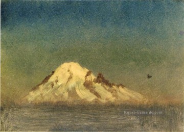  Bierstadt Malerei - Schnee Capped Berg Albert Bier